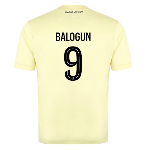 Maglia Calcio AS Monaco Folarin Balogun #9 Terza Divisa 2025-26 Manica Corta